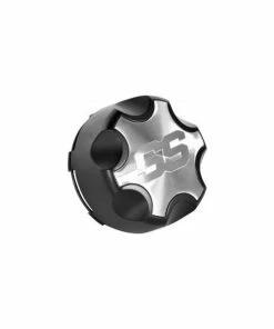 ITP SS312 Chrome/Black Center Cap 4/156