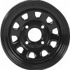 ITP Delta Steel Wheel 12x7, 4/110 Rear - Black