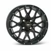 12 X 7, 4/4, 2+5, (Hurricane) Wheel, F/R, Matte Blk