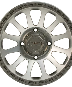 Falcon Ridge Wheel Pitch SBL-12S 15x7, 4/156, 5+2, Silver & Gray