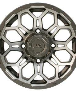 Falcon Ridge Wheel Soar HC-8S 15x7, 4/156, 5+2, Silver & Gray