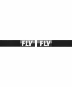 Fly Racing Zone Youth Goggle Black/White /Dark Smoke Lens W/Post