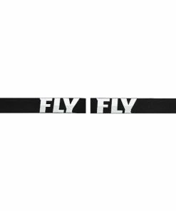 Fly Racing Zone Pro Goggle Black/White /Dark Smoke Lens W/Post