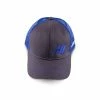 Charcoal/Blue Logo Snap Back Hat