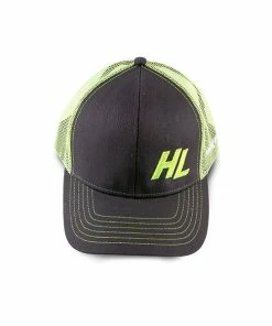 Charcoal/Lime Logo Snap Back Hat