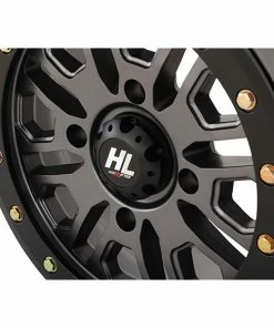 15x7 4/137 5+2 (+38mm) High Lifter HL23 Beadlock Wheel - Gun Metal Grey