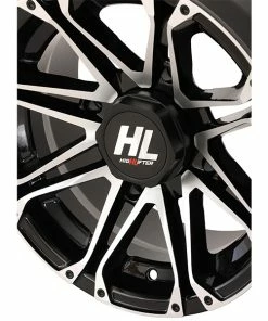 12x7 4/156 4+3 (+5mm) High Lifter HL3 Wheel - Gloss Blk-Mach -Seizmik Sales HL3 Gloss20Black2020Machined 4 L 4