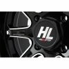 12x7 4/156 4+3 (+10mm) High Lifter HL4 Wheel - Gloss Blk-Mach