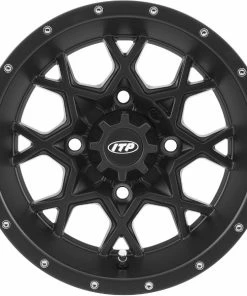 Hurricane Black 16x7 4/156 4+3 Wheel