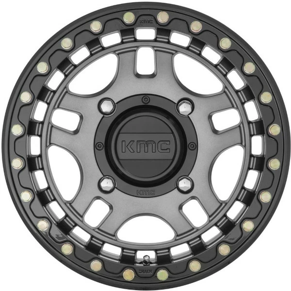 KS240 Recon Beadlock 14x7 4/156 Gun Metal - Gloss Black Ring +38 Wheel 2 KS240 Recon Beadlock 14x7 4/156 Gun Metal - Gloss Black Ring +38 Wheel - Image 2