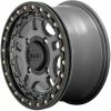 KS240 Recon Beadlock 14x7 4/137 Gun Metal - Gloss Black Ring +38 Wheel