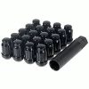 MSA 12mm X 1.5 Black Tapered Lug Nut Kit