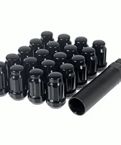 MSA 12mm X 1.5 Black Tapered Lug Nut Kit
