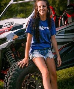 High Lifter Logo Shirt - Blue -Seizmik Sales TEE HL B 5 L