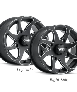 14x7 4/137 5+2 ITP Twister Black Milled (Right)